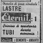 pubblicità cemento amianto 1943