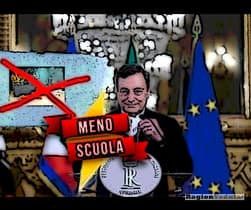 Draghi taglia investimenti per la scuola del 25% nel silenzio di opposizione e sindacati. Mario-Draghi-taglia-gli-investimenti-per-listruzione