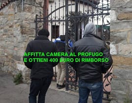A Milano, 400 euro al mese di rimborso se ospiti un profugo in casa tua AFFITA al profugo rimborsi