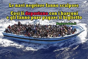 I "barconi", le moderne "navi negriere" navi negriere / barconi
