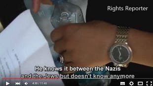 Cosa pensano alcuni palestinesi di Hitler e l'olocausto di ebrei - video palestinesi su olocausto Hitler