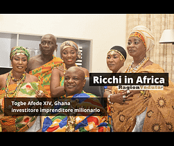 Togbe Afede XIV, ricchi milionari in Africa Togbe Afede XIV, sovrano e capo africano, investitore e imprenditore milionario in Ghana