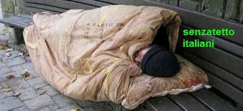 senza tetto italiani