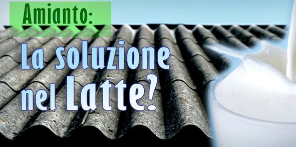 riciclo amianto eternit con siero del latte