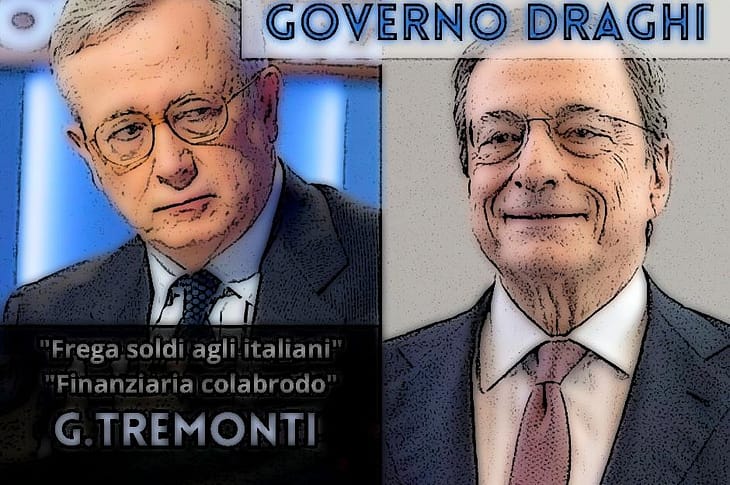 Giulio Tremonti accusa il governo di Mario Draghi