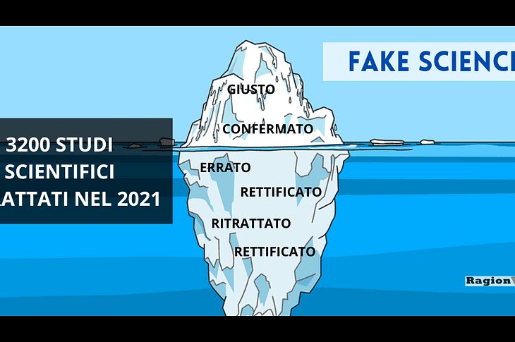 L'iceberg degli errori scientifici