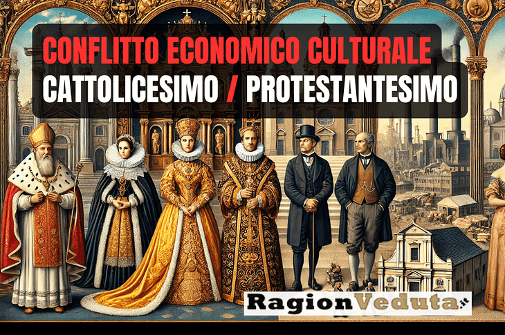conflitto economico-culturale tra cattolicesimo e protestantesimo